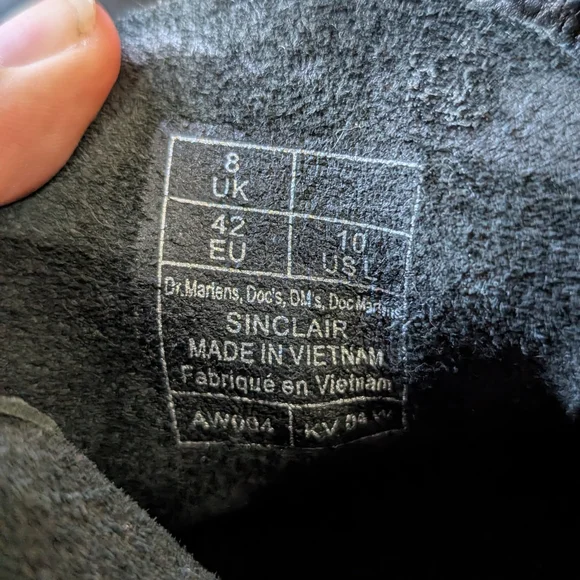 Dr. Martens Sinclair Boots Size 10 - Picture 2 of 5